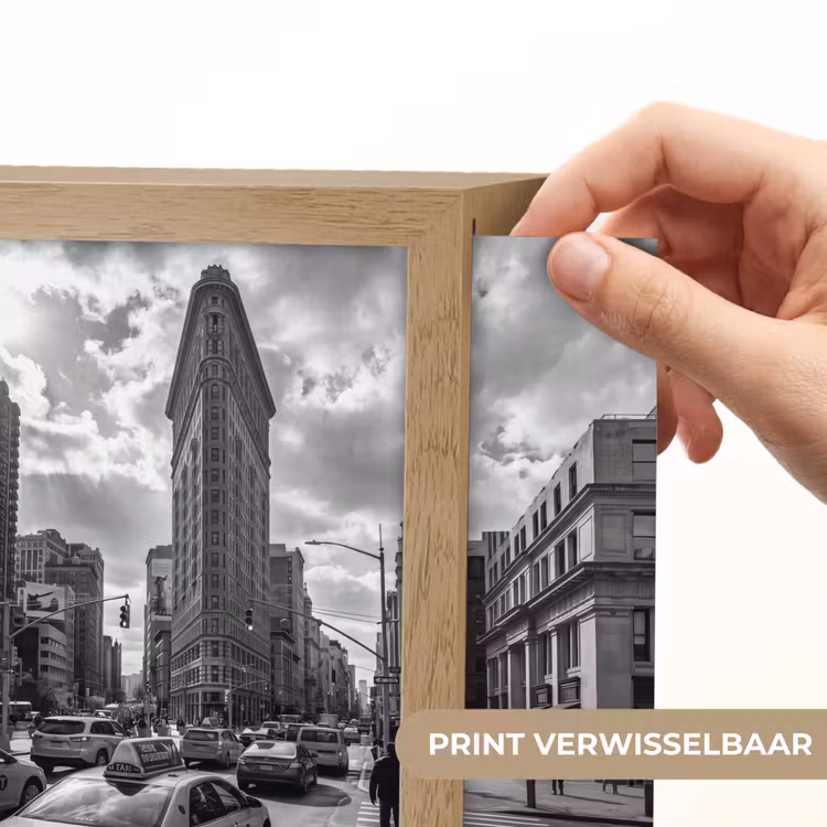 Lightbox - Wandlamp - Gebouw - Hoogbouw - Stad - Architectuur - Zwart-wit — 6