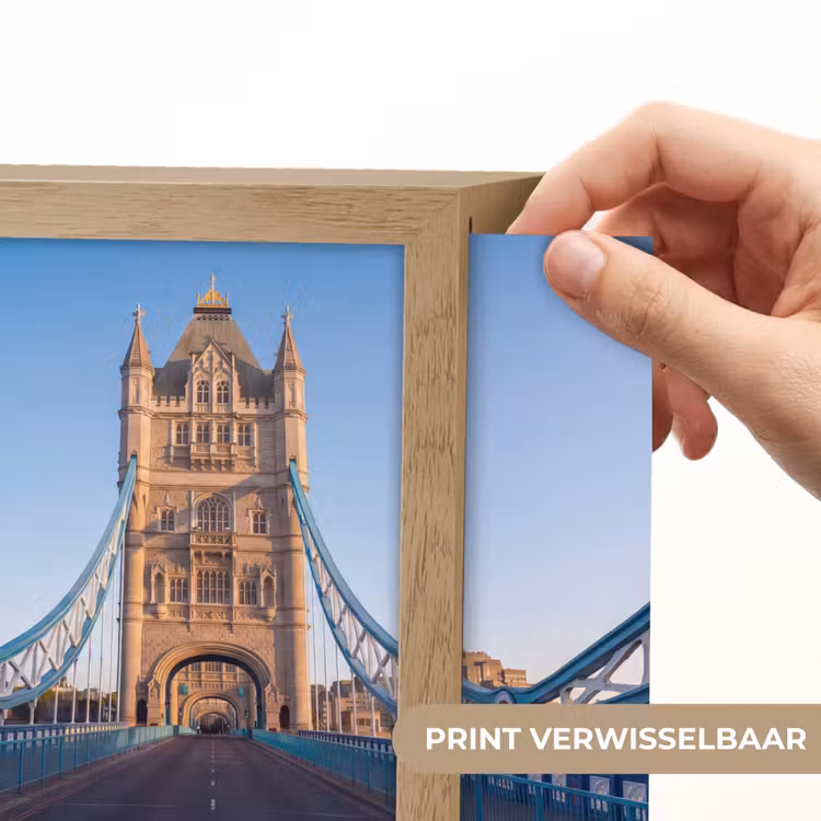 Lightbox - Wandlamp - Brug - Toren - Architectuur - Klassiek - Blauw — 6