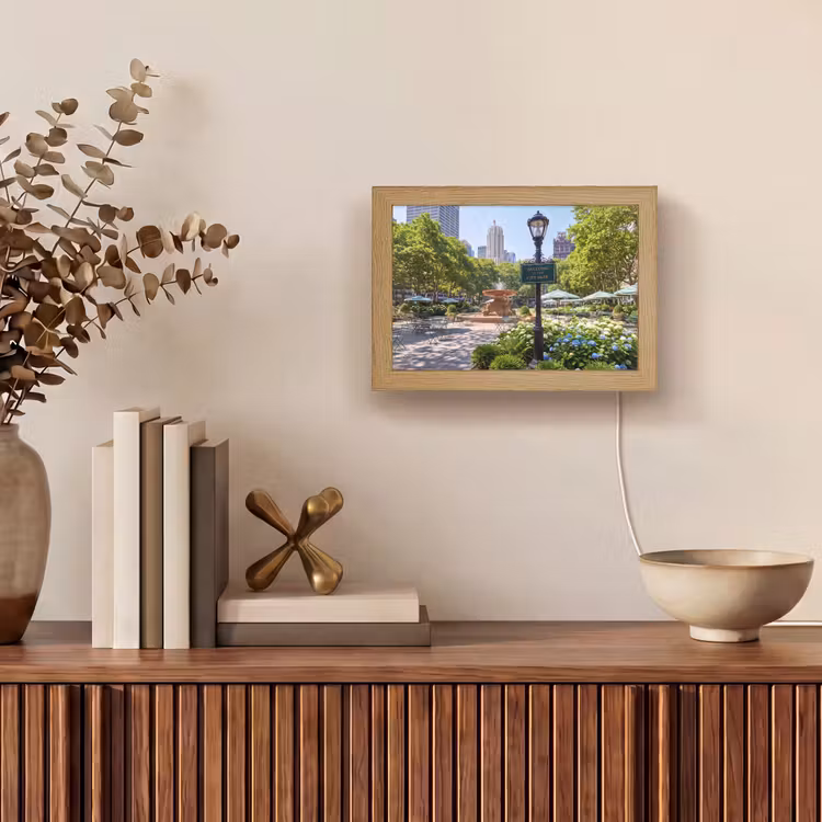 Lightbox - Wandlamp - Park - Fontein - Stad - Natuur — 4