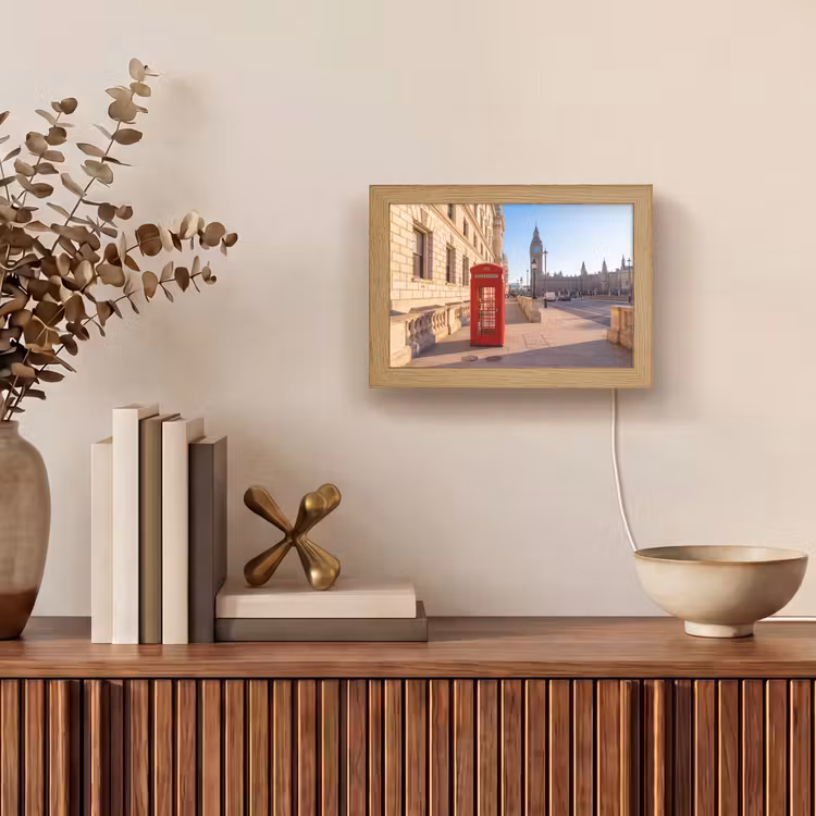 Lightbox - Wandlamp - Telefooncel - Rood - Londen - Stad - Architectuur — 4