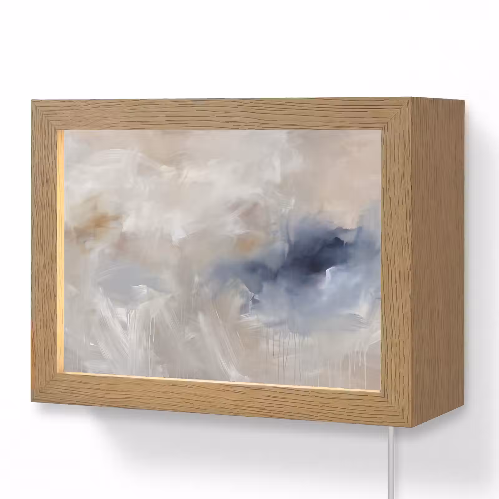 Lightbox - Wandlamp - Abstract - Wolken - Sfeer - Modern - Beige — 1