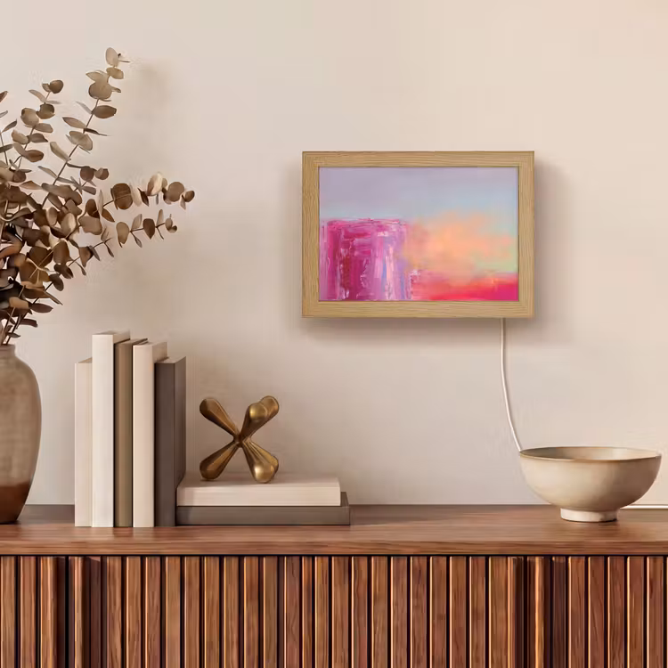 Lightbox - Wandlamp - Abstract - Kleuren - Modern - Roze — 4