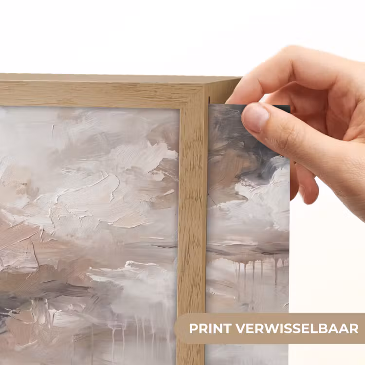 Lightbox - Wandlamp - Abstract - Textuur - Kunst - Modern - Beige — 6