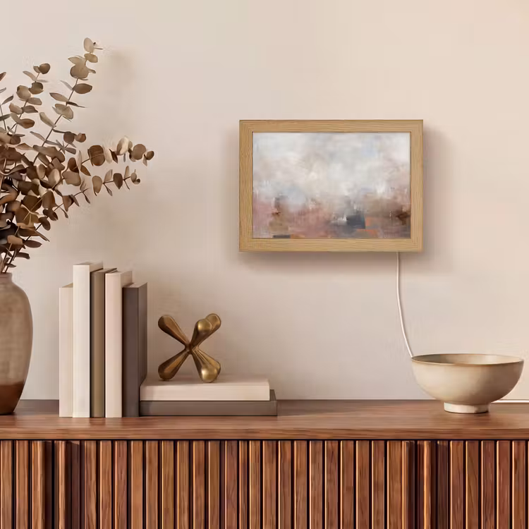 Lightbox - Wandlamp - Abstract - Vloeiend - Kunst - Modern - Beige — 4