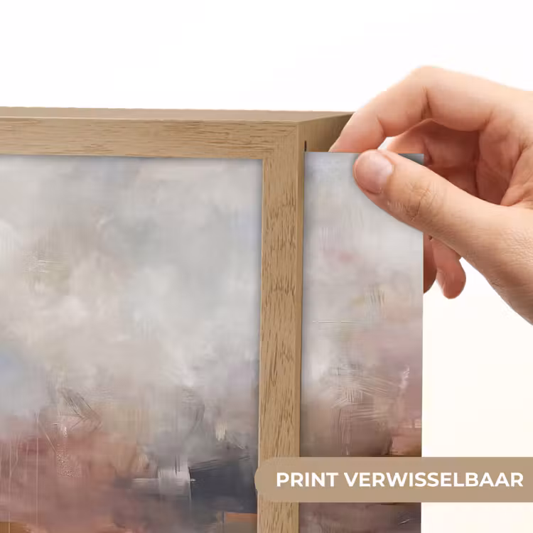 Lightbox - Wandlamp - Abstract - Vloeiend - Kunst - Modern - Beige — 6