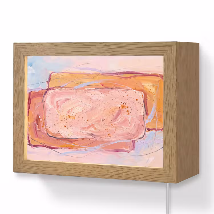 Lightbox - Wandlamp - Abstract - Vormen - Modern - Roze — 1