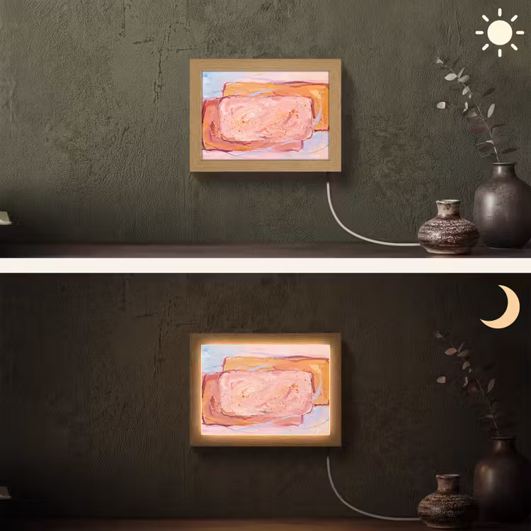 Lightbox - Wandlamp - Abstract - Vormen - Modern - Roze — 3