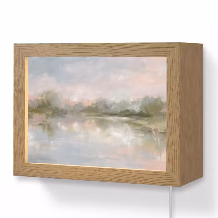 Lightbox - Wandlamp - Natuur - Landschap - Abstract - Water - Groen — 1