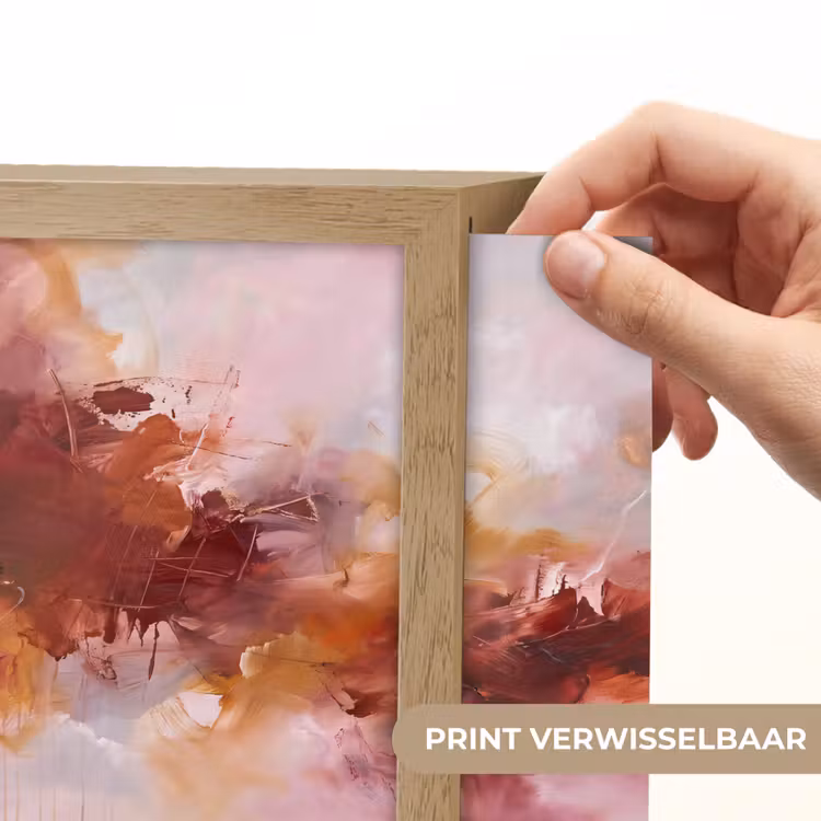 Lightbox - Wandlamp - Abstract - Kleurrijk - Kunst - Modern - Roze-Rood — 6
