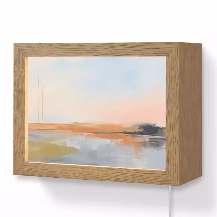 Lightbox - Wandlamp - Abstract - Landschap - Horizon - Modern - Kleurrijk — 1