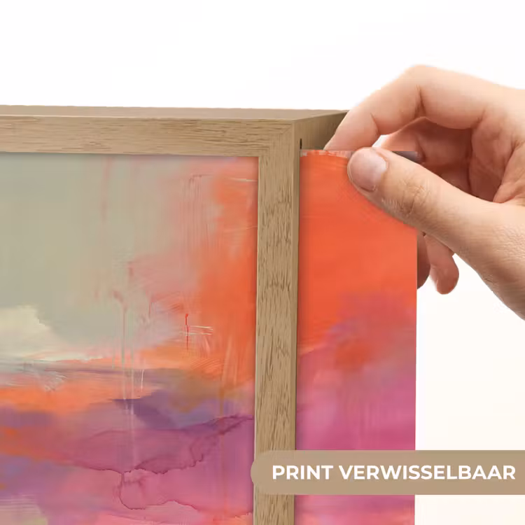 Lightbox - Wandlamp - Kunst - Vloeiend - Overgangen - Oranje — 6
