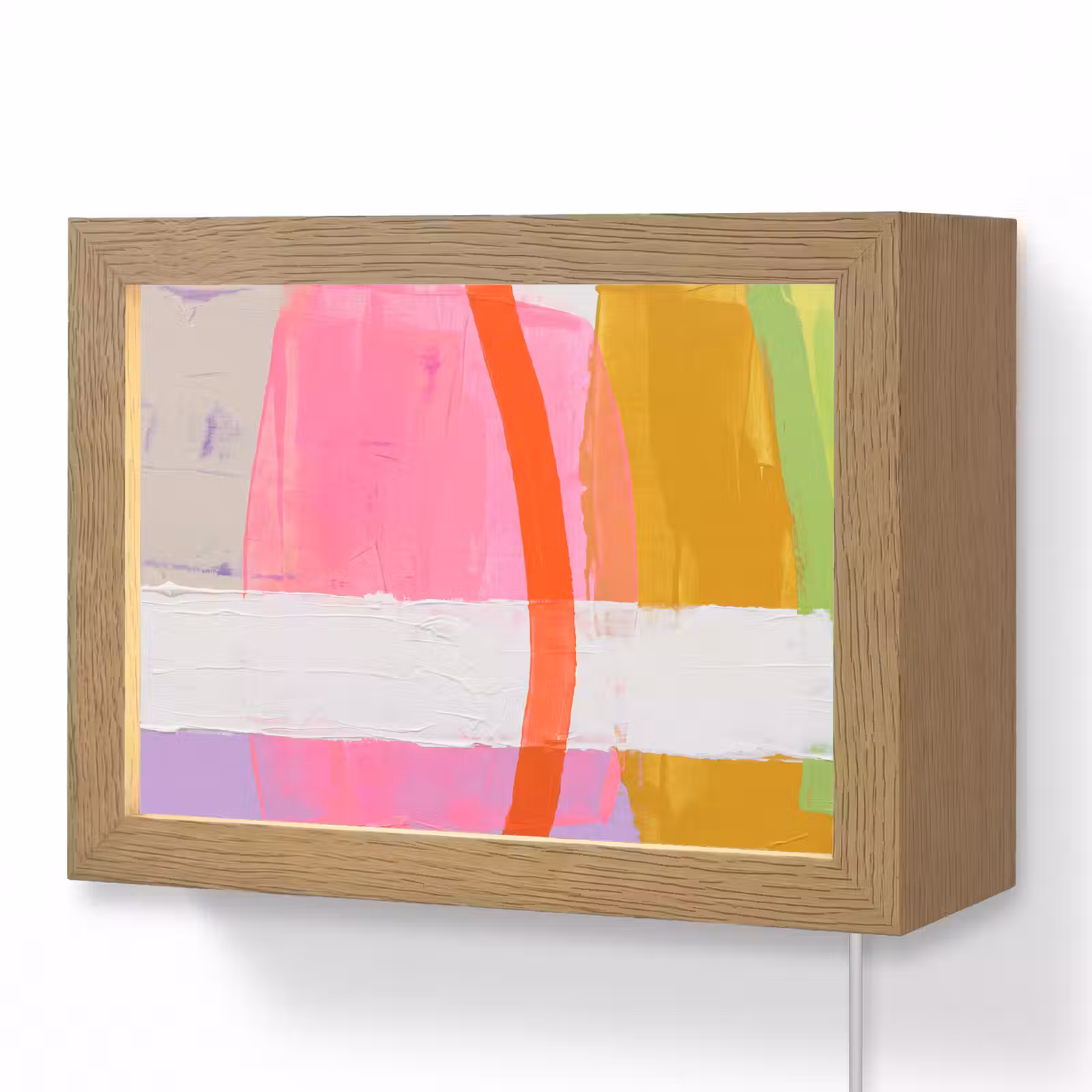 Lightbox - Wandlamp - Abstract - Kleurrijk - Vormen - Modern - Kunst — 1
