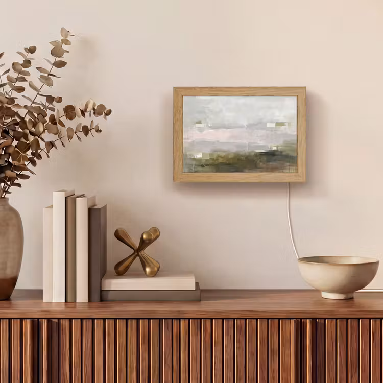 Lightbox - Wandlamp - Abstract - Gelaagd - Kunst - Modern - Grijs-Groen — 4