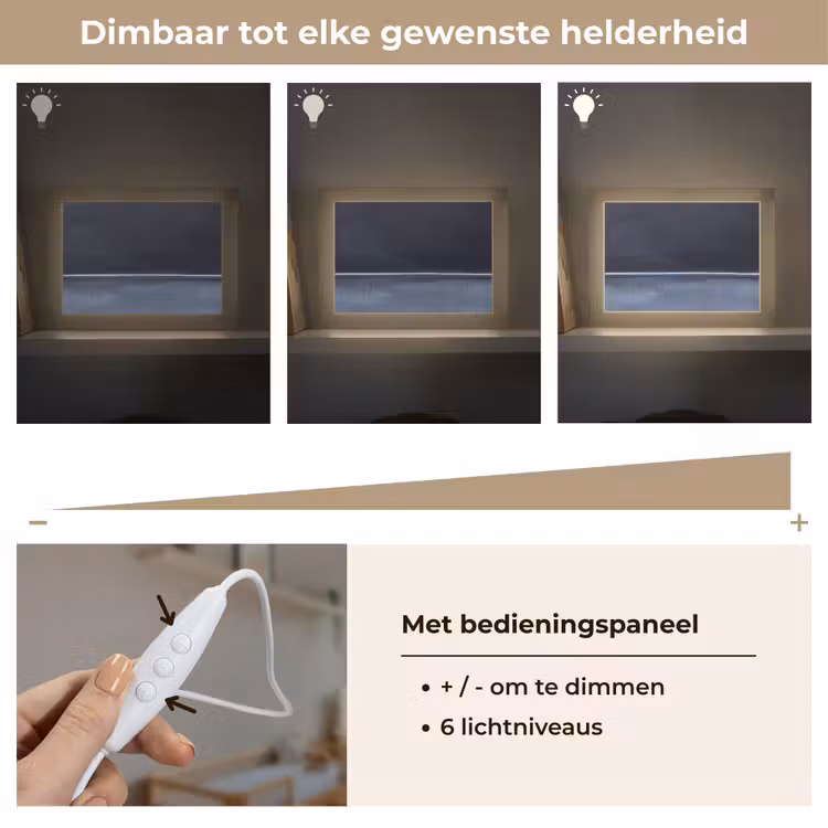 Lightbox - Wandlamp - Abstract - Horizontale lijn - Minimalistisch - Donkerblauw - Kunst — 8