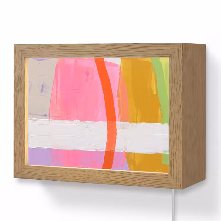 Lightbox - Wandlamp - Abstract - Kleurrijk - Vormen - Modern - Kunst — 1