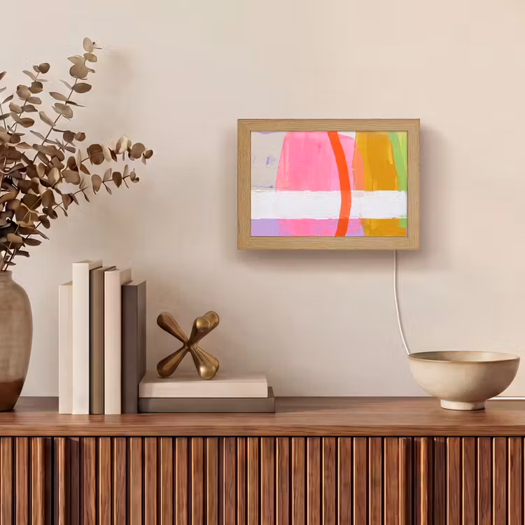 Lightbox - Wandlamp - Abstract - Kleurrijk - Vormen - Modern - Kunst — 4