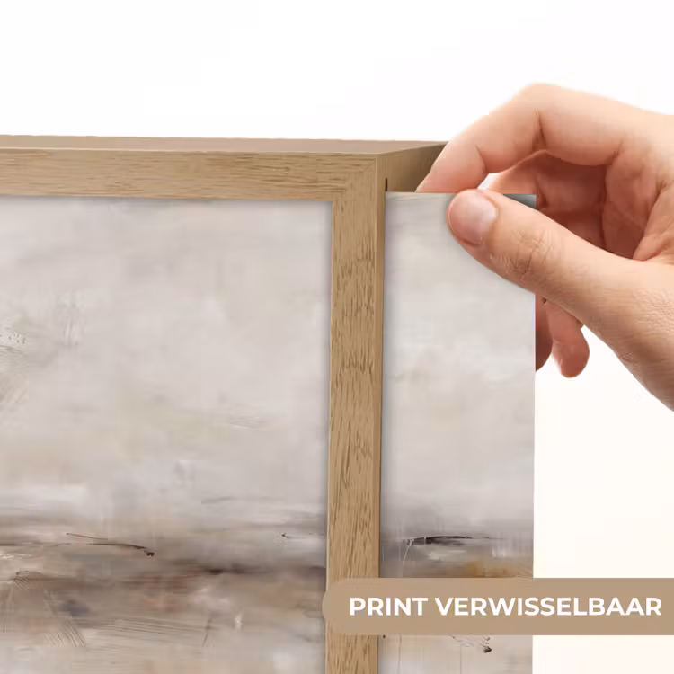 Lightbox - Wandlamp - Abstrakt - Landschap - Modern - Beige - Kunst — 6