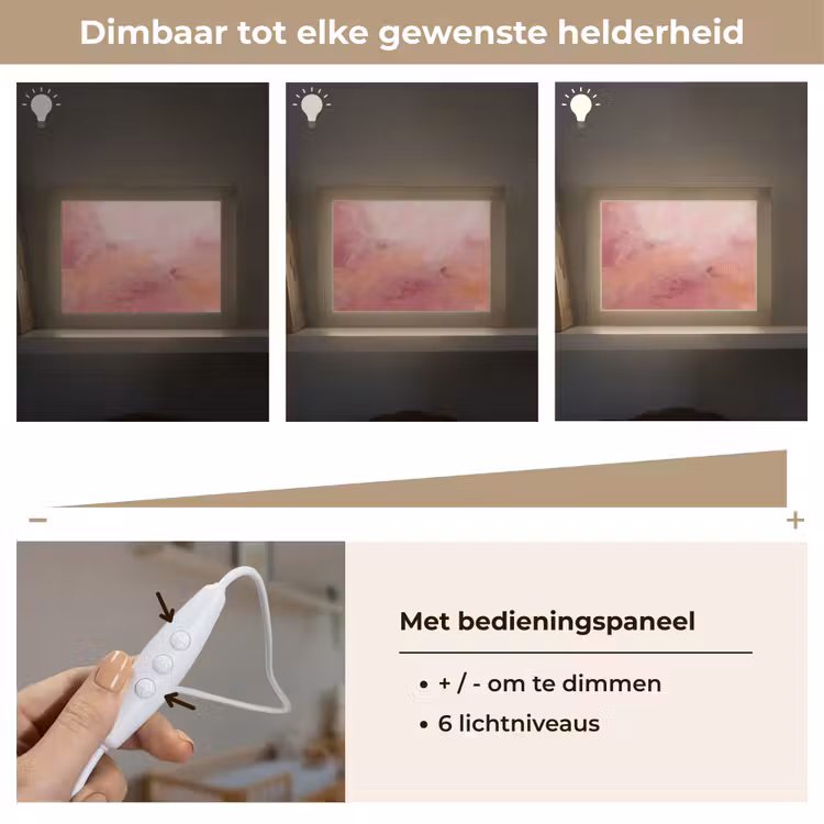 Lightbox - Wandlamp - Kunst - Vloeiend - Pastel - Abstract — 8