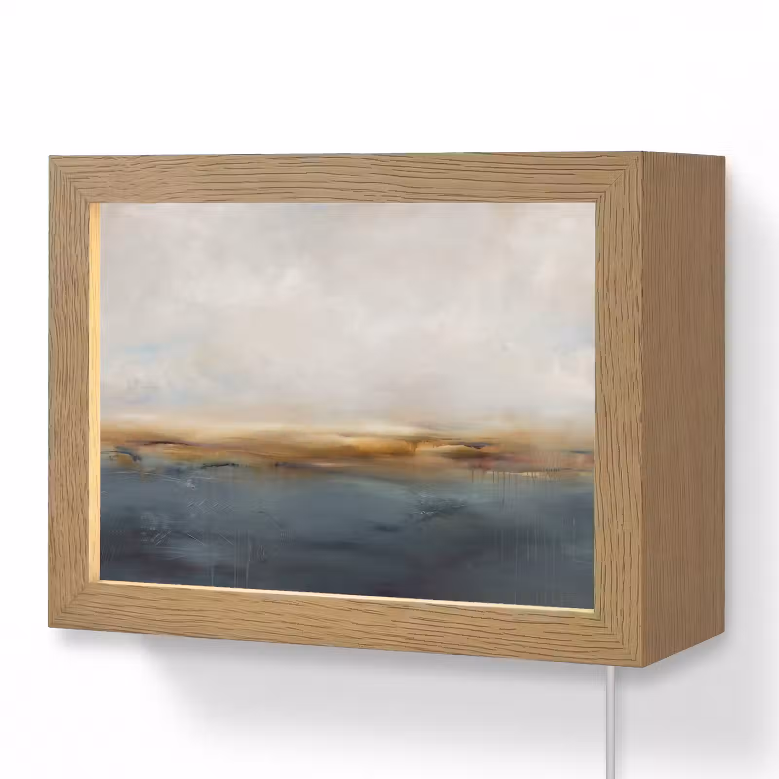 Lightbox - Wandlamp - Abstract - Horizon - Water - Modern - Beige — 1
