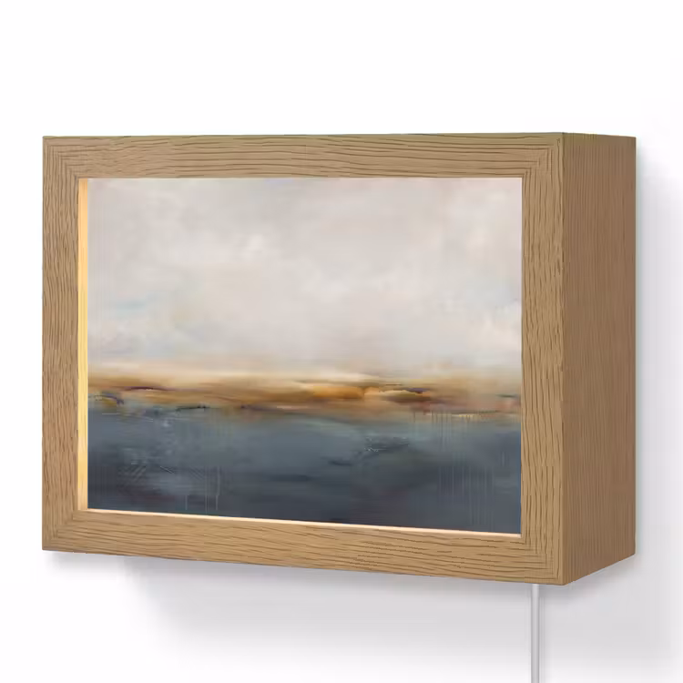 Lightbox - Wandlamp - Abstract - Horizon - Water - Modern - Beige — 1