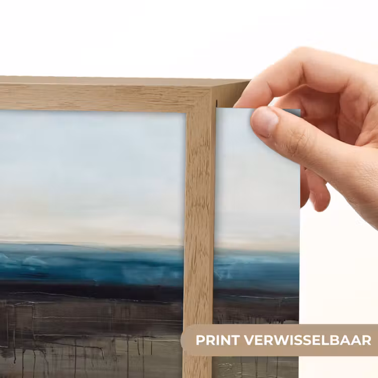 Lightbox - Wandlamp - Abstract - Landschap - Horizon - Blauw - Modern — 6