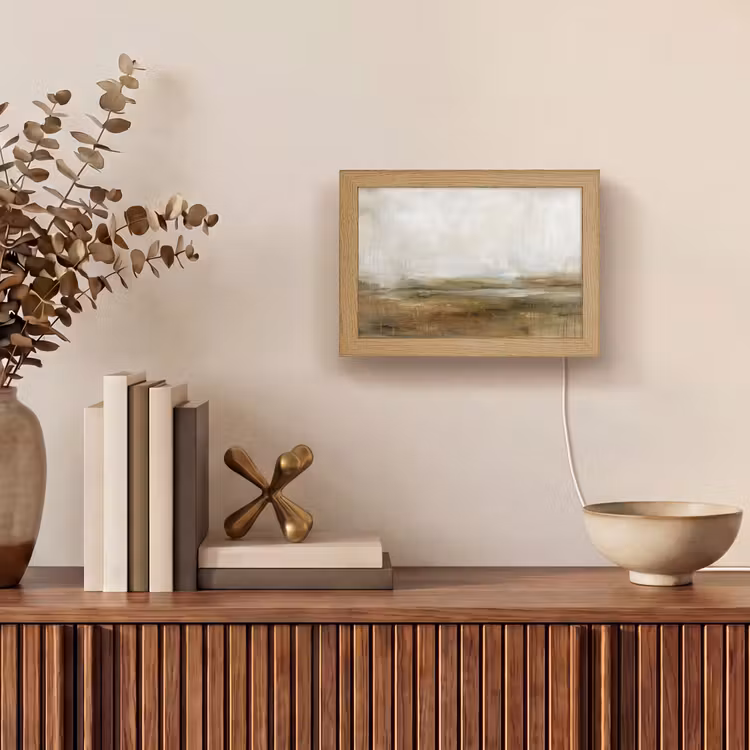 Lightbox - Wandlamp - Abstract - Landschap - Natuur - Beige - Bruin — 4