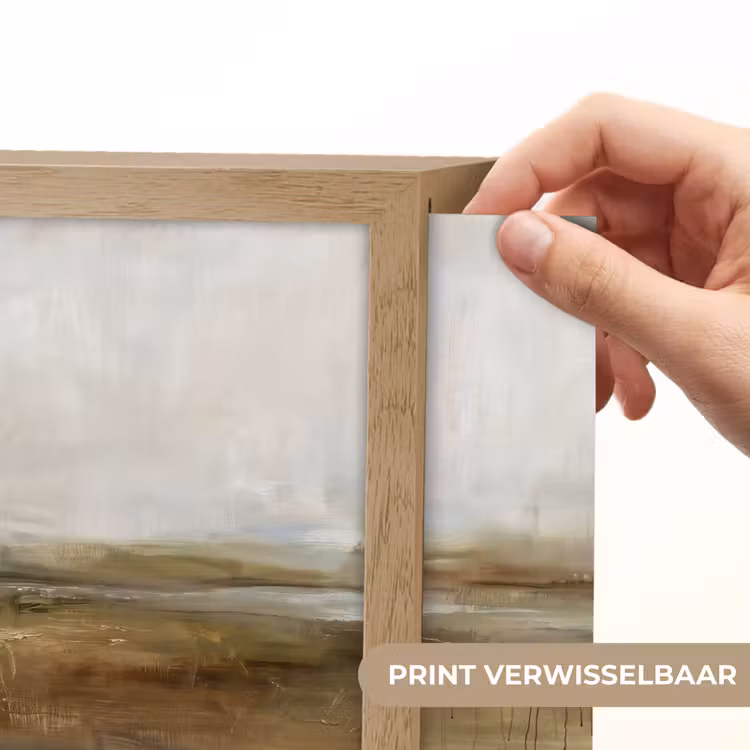 Lightbox - Wandlamp - Abstract - Landschap - Natuur - Beige - Bruin — 6