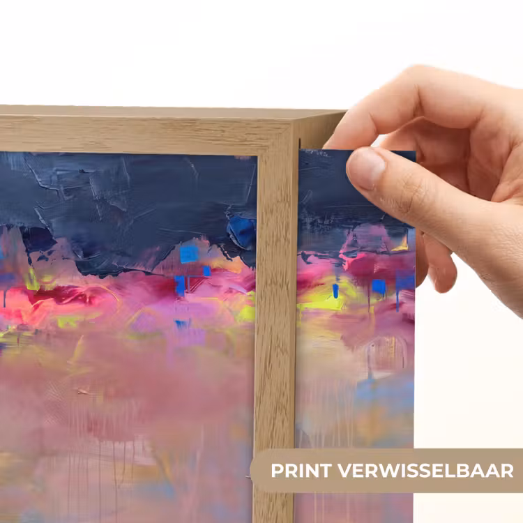 Lightbox - Wandlamp - Abstract - Textuur - Kleuren - Modern - Roze — 6