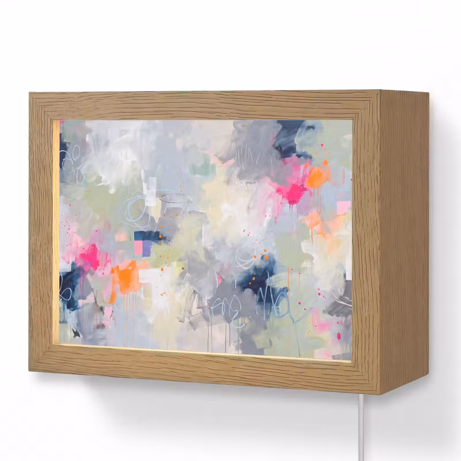 Lightbox - Wandlamp - Abstract - Kleurrijk - Modern - Kunst — 1