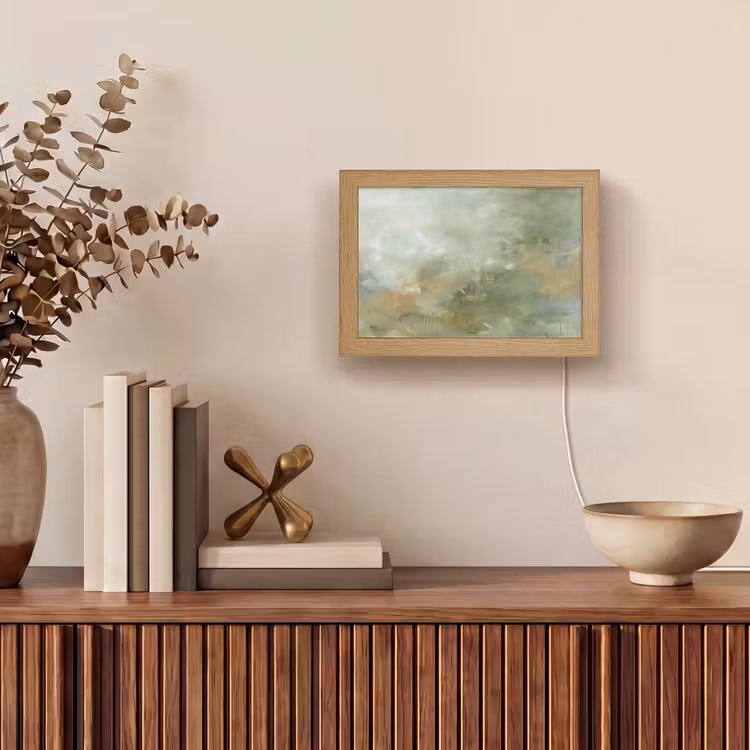 Lightbox - Wandlamp - Abstract - Groen - Beige - Modern - Kunst — 4