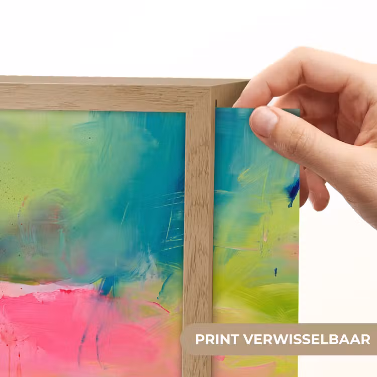 Lightbox - Wandlamp - Abstract - Kleuren - Modern - Groen - Roze — 6