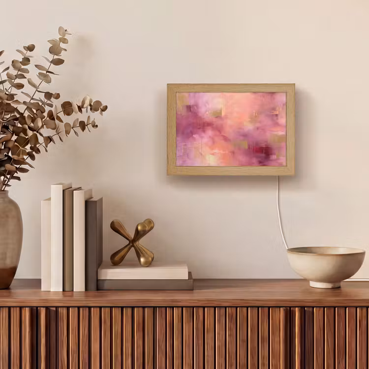 Lightbox - Wandlamp - Abstract - Kleuren - Modern - Roze - Paars — 4