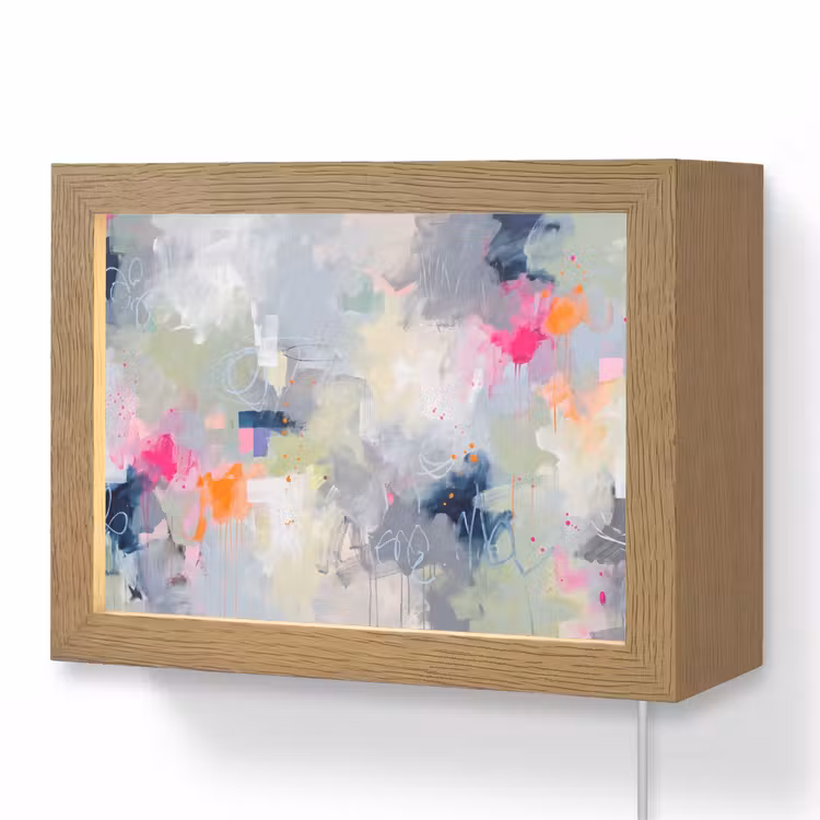 Lightbox - Wandlamp - Abstract - Kleurrijk - Modern - Kunst — 1
