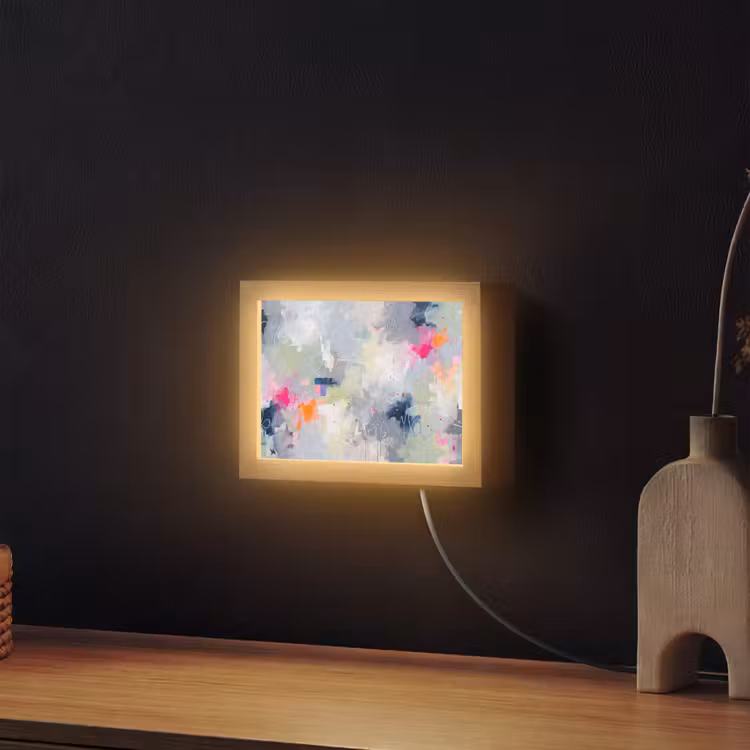 Lightbox - Wandlamp - Abstract - Kleurrijk - Modern - Kunst — 2