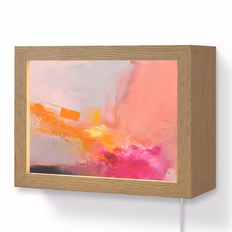 Lightbox - Wandlamp - Abstract - Kleurrijk - Modern - Roze — 1