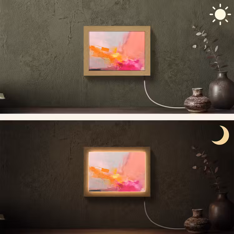 Lightbox - Wandlamp - Abstract - Kleurrijk - Modern - Roze — 3