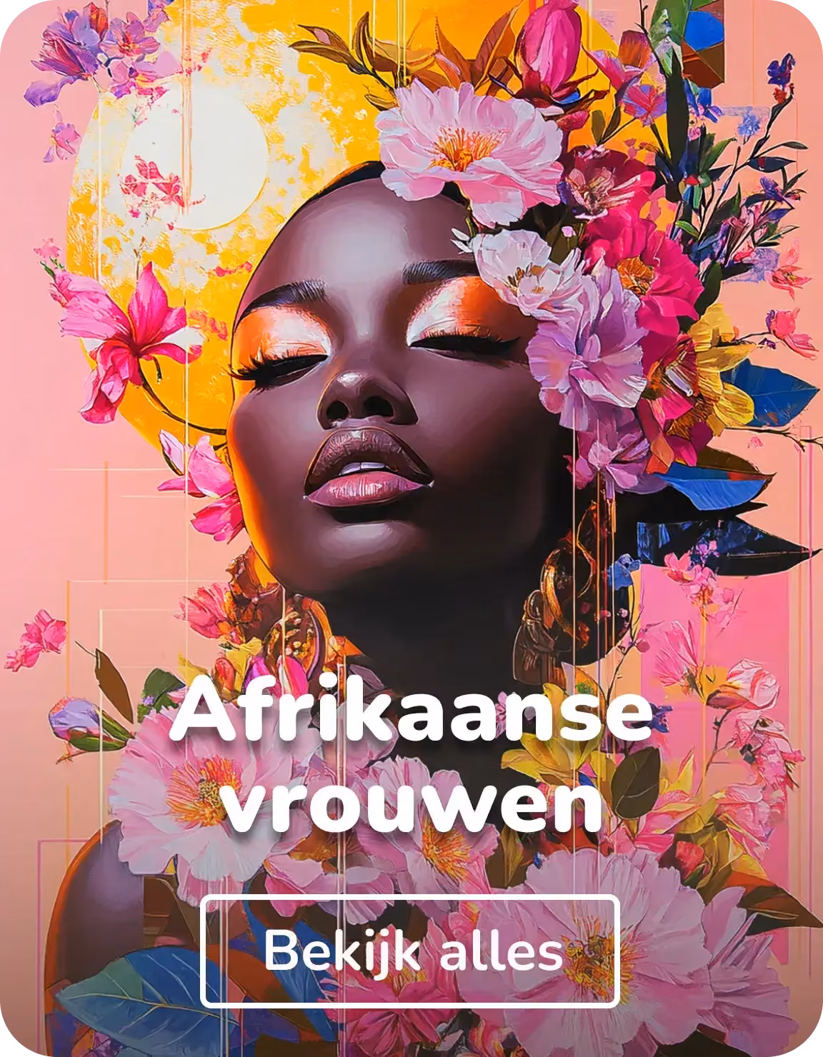 Canvas schilderijen Afrikaanse vrouwen