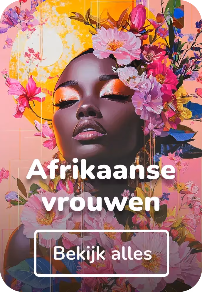 Canvas schilderijen Afrikaanse vrouwen
