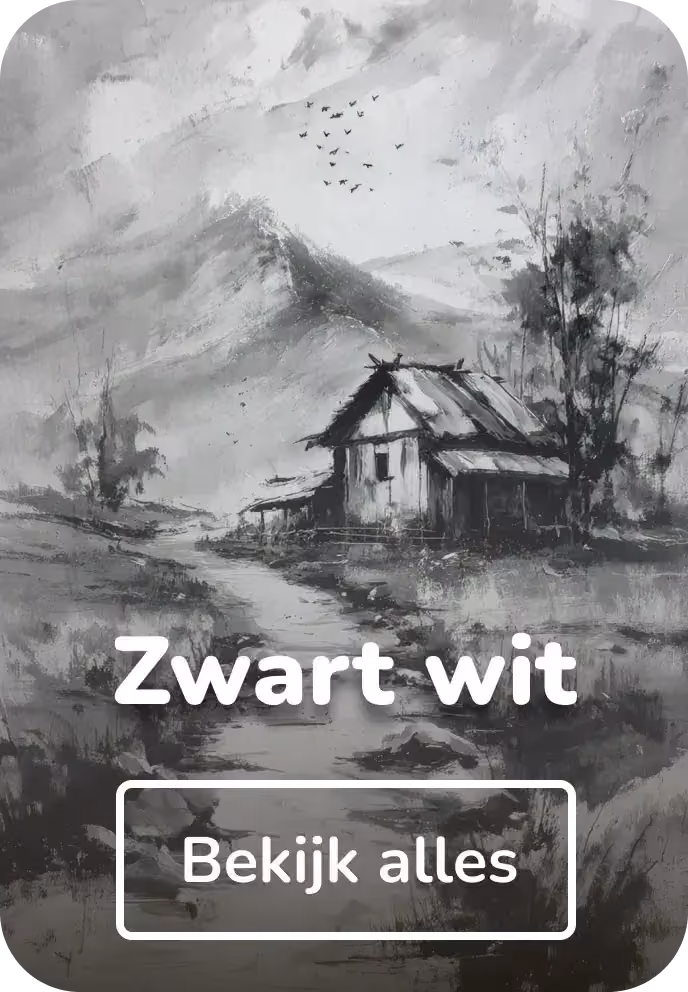Canvas schilderijen zwart wit