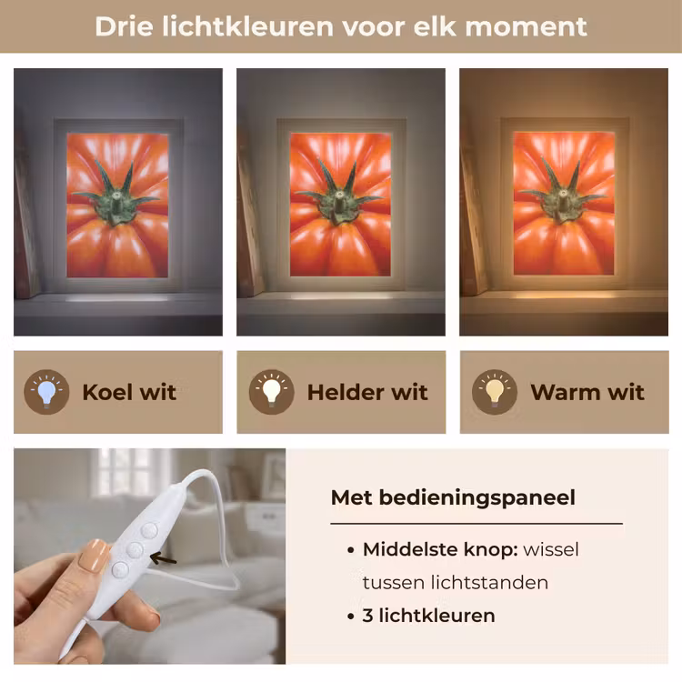 Gepersonaliseerde Lightbox - Eten - Tomaat - Rood — 6