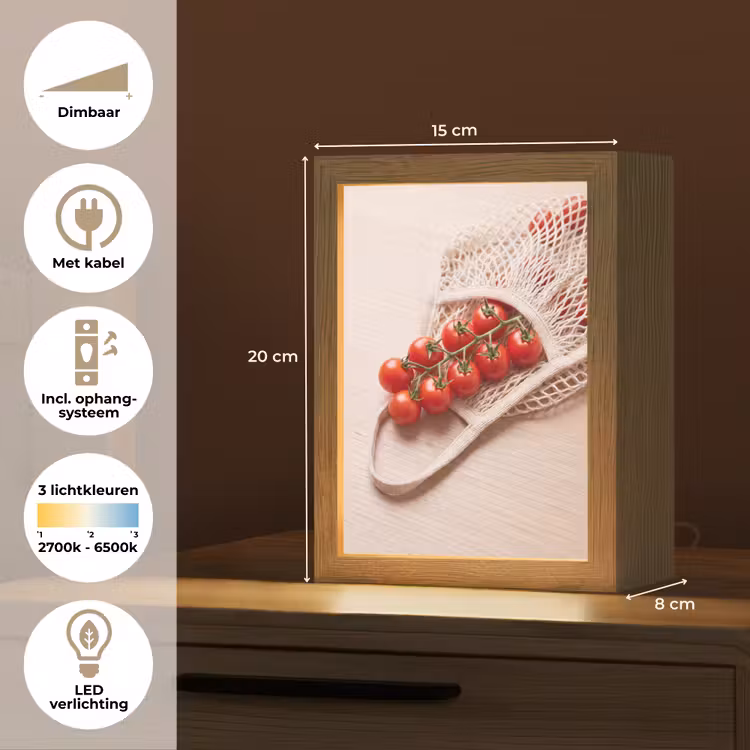 Gepersonaliseerde Lightbox - Tomaten - Vers - Eten — 7