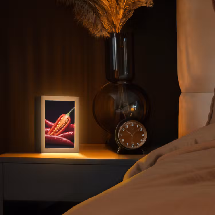 Gepersonaliseerde Lightbox - Chilipeper - Rood - Eten — 2