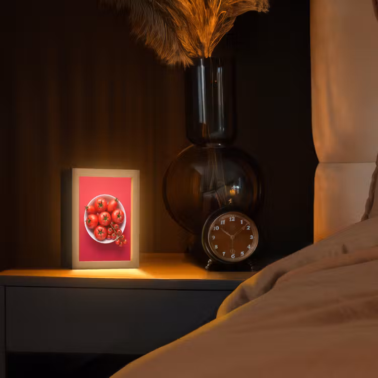 Gepersonaliseerde Lightbox - Eten - Kom - Rood — 2