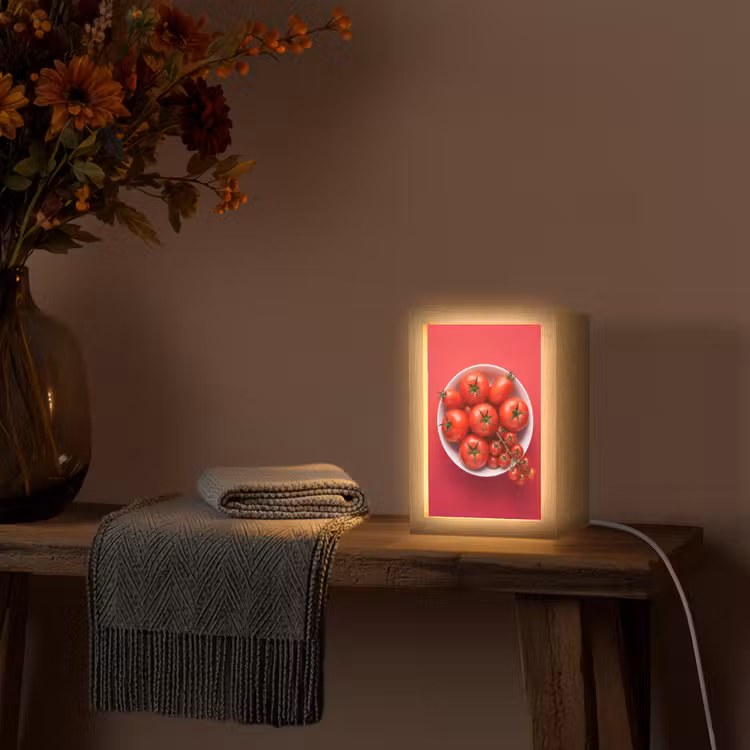 Gepersonaliseerde Lightbox - Eten - Kom - Rood — 3