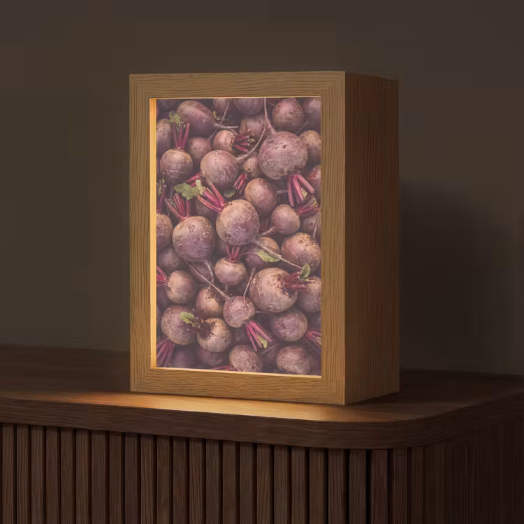 Gepersonaliseerde Lightbox - Groente - Rood - Natuur — 1