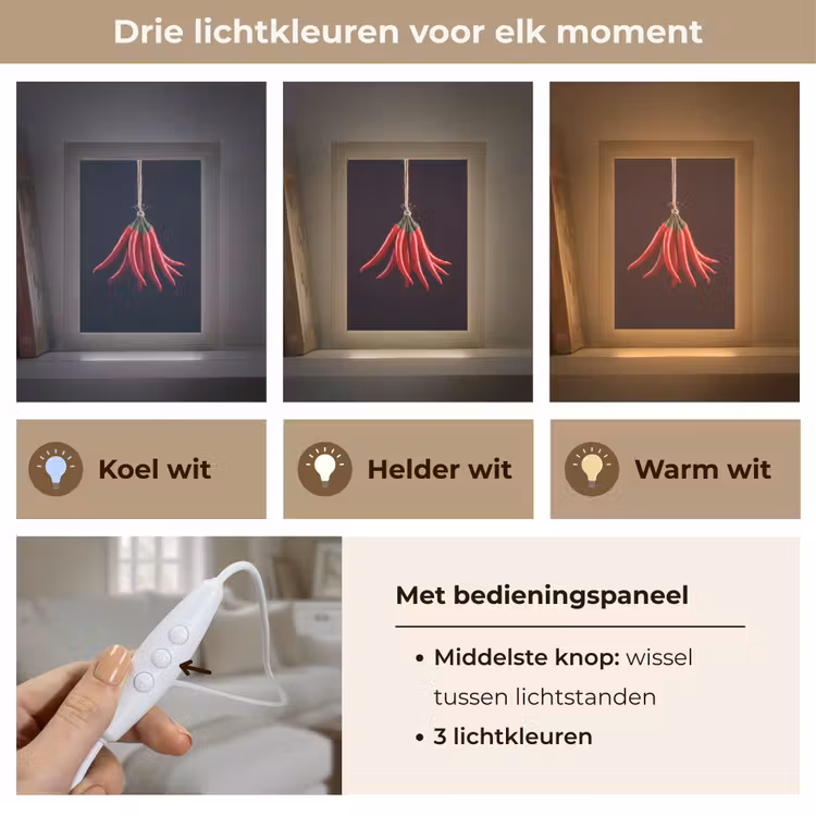 Gepersonaliseerde Lightbox - Rode peper - Eten — 6