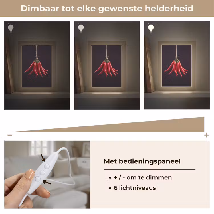 Gepersonaliseerde Lightbox - Rode peper - Eten — 8