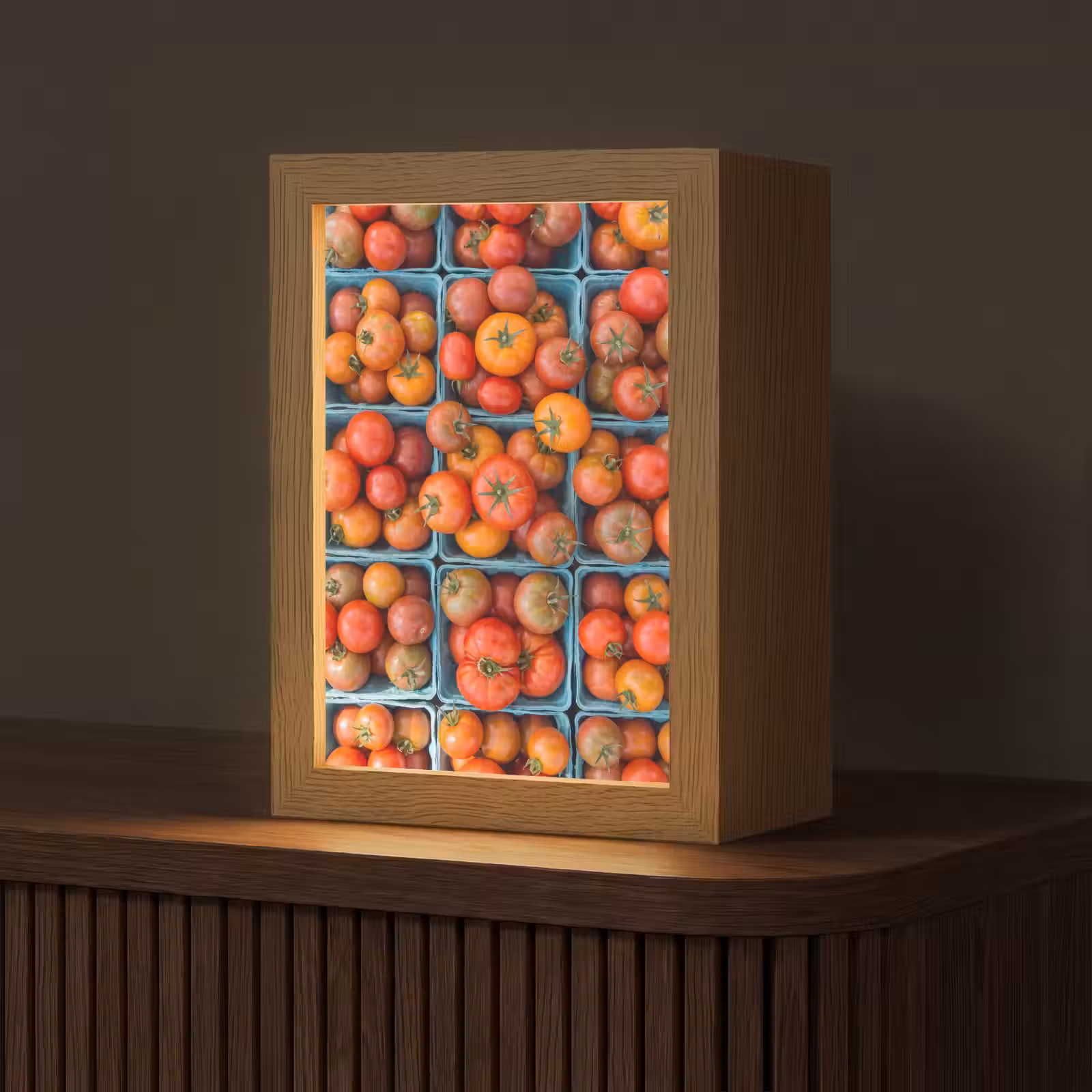 Gepersonaliseerde Lightbox - Tomaten - Eten - Kleurrijk — 1