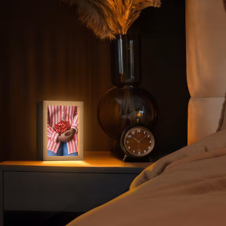 Gepersonaliseerde Lightbox - Chilipepers - Rood - Handen — 2