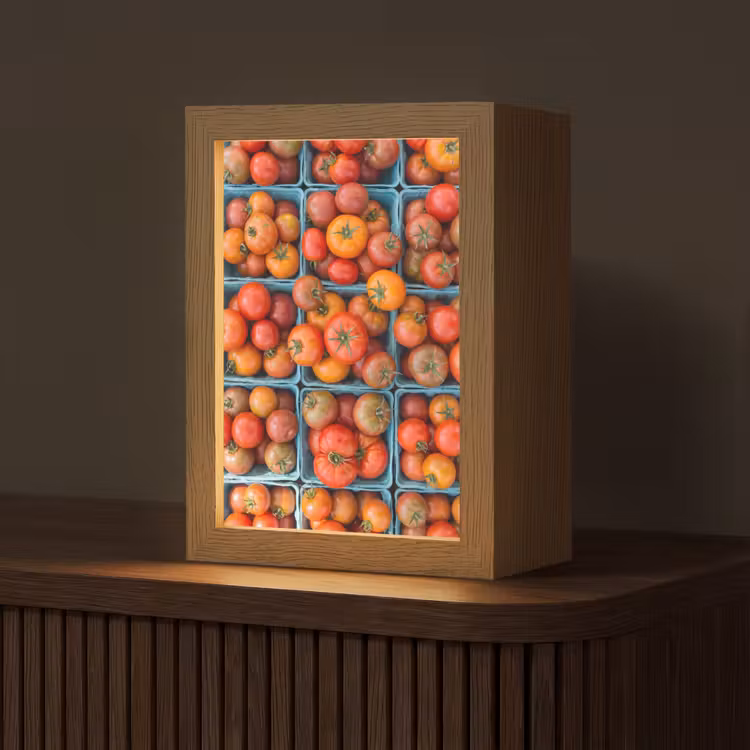 Gepersonaliseerde Lightbox - Tomaten - Eten - Kleurrijk — 1